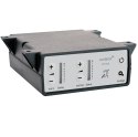 CONTACTA INTERKOM STS-K003L-B, ZESTAW (WZMACNIACZ, MODUŁ DLA INTERESANTA ORAZ OBSŁUGI, ZASILACZ, PĘTLA INDUKCYJNA), CZARNY