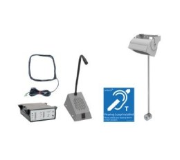 Contacta CONTACTA INTERKOM STS-K064, SYSTEM Z PĘTLĄ INDUKCYJNĄ, ANTYWANDALOWY MIKROFON, GŁOŚNIKI Z MONTAŻEM PONAD GŁOWĄ