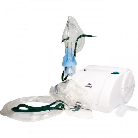 Cichy inhalator tłokowy z dwiema maskami Cichy inhalator tłokowy z dwiema maskami