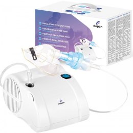 HELBO Cichy inhalator tłokowy z dwiema maskami