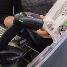 Datalogic Czytnik kodów kreskowych Datalogic Gryphon GD4520-BKK1S 2D/USB/Czarny/Kabel USB/podstawka