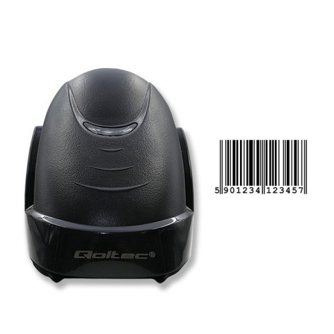 QOLTEC CZYTNIK KODÓW KRESKOWYCH LASEROWY | 1D | USB | CZARNY QOLTEC CZYTNIK KODÓW KRESKOWYCH LASEROWY | 1D | USB | CZARNY