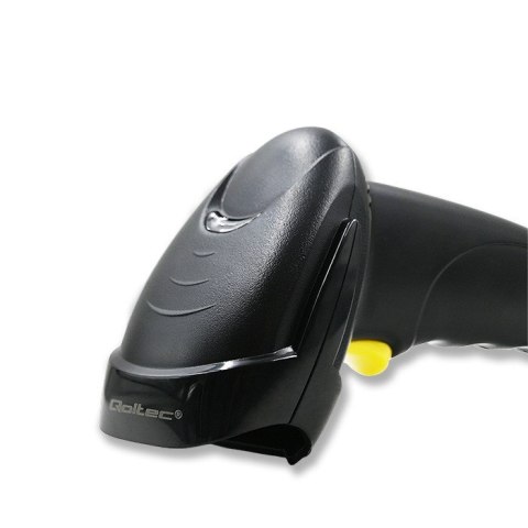 QOLTEC CZYTNIK KODÓW KRESKOWYCH LASEROWY | 1D | USB | CZARNY QOLTEC CZYTNIK KODÓW KRESKOWYCH LASEROWY | 1D | USB | CZARNY