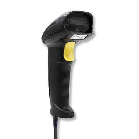 QOLTEC CZYTNIK KODÓW KRESKOWYCH LASEROWY | 1D | USB | CZARNY QOLTEC CZYTNIK KODÓW KRESKOWYCH LASEROWY | 1D | USB | CZARNY