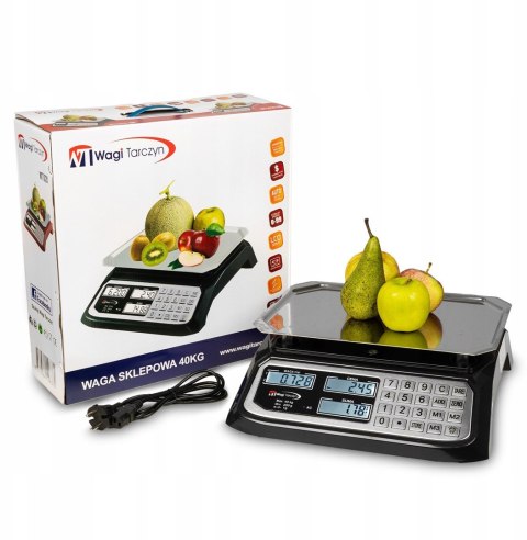 Waga elektroniczna WAGI TARCZYN WT-1015 40kg Waga elektroniczna WAGI TARCZYN WT-1015 40kg