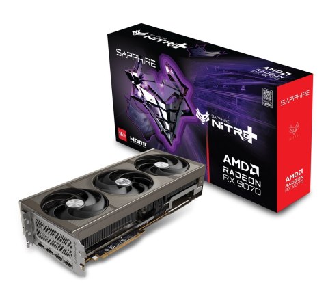 Karta graf. SAPPHIRE NITRO+ RX 9070 GAMING OC 16GB Karta graf. SAPPHIRE NITRO+ RX 9070 GAMING OC 16GB
