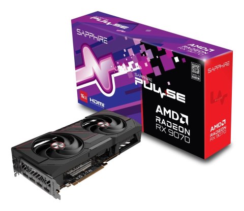 Karta graf. SAPPHIRE PULSE RX 9070 GAMING 16GB Karta graf. SAPPHIRE PULSE RX 9070 GAMING 16GB