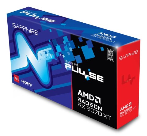 Karta graf. SAPPHIRE PULSE RX 9070 XT GAMING 16GB Karta graf. SAPPHIRE PULSE RX 9070 XT GAMING 16GB