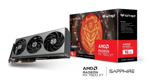 Karta graficzna SAPPHIRE RADEON RX 7800 XT NITRO+ GAMING OC 16GB GDDR6 Karta graficzna SAPPHIRE RADEON RX 7800 XT NITRO+ GAMING OC 16GB GDDR6