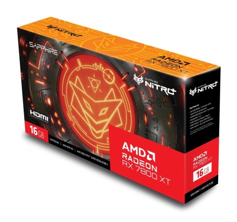 Karta graficzna SAPPHIRE RADEON RX 7800 XT NITRO+ GAMING OC 16GB GDDR6 Karta graficzna SAPPHIRE RADEON RX 7800 XT NITRO+ GAMING OC 16GB GDDR6