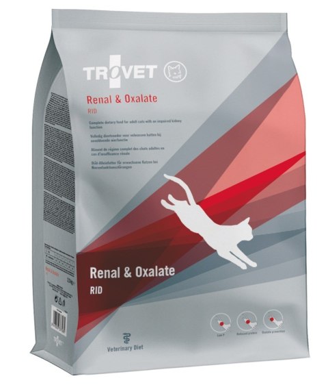 Trovet RID Renal & Oxalate kot 2,5 kg Trovet RID Renal & Oxalate kot 2,5 kg