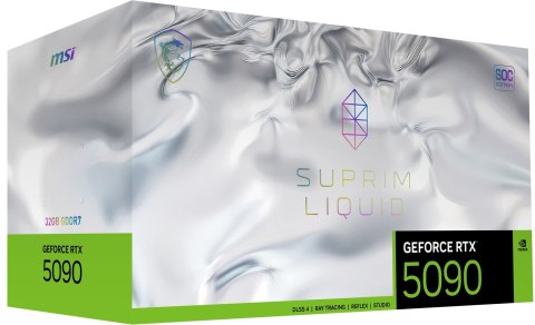 Karta graf MSI GeForce RTX 5090 32G SUPRIM LIQUID S Karta graf MSI GeForce RTX 5090 32G SUPRIM LIQUID S