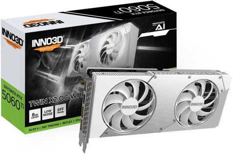 Karta graficzna INNO3D RTX 5060 Ti Twin X2 OC WHITE 8GB Karta graficzna INNO3D RTX 5060 Ti Twin X2 OC WHITE 8GB