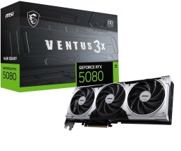 MSI Karta graficzna MSI GeForce RTX 5080 16GB VENTUS 3X OC PLUS GDDR7