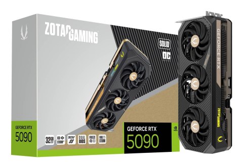 Karta graficzna ZOTAC GAMING GeForce RTX 5090 32GB SOLID OC Karta graficzna ZOTAC GAMING GeForce RTX 5090 32GB SOLID OC
