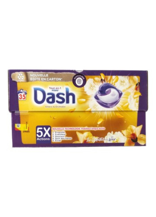 Dash Uniwersalne Kapsułki do Prania Ambra Orchidea 35 szt.