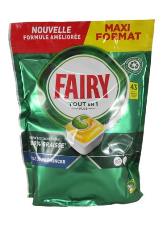 Fairy Kapsułki Do Zmywarki Original All In One Lemon 43sztuki