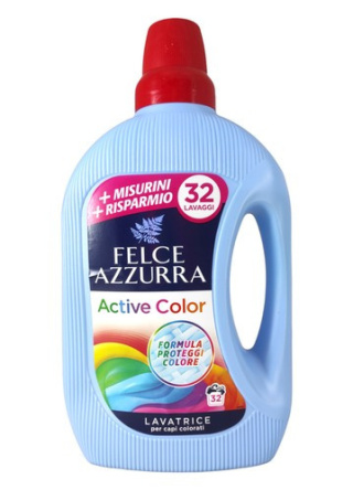 Felce Azzurra Active Color WŁOSKI żel płyn do prania 32pr kolor 1,595L
