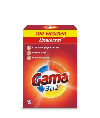 GAMA PROSZEK DO PRANIA 6KG 100PRAŃ 3W1 UNIWERSAL