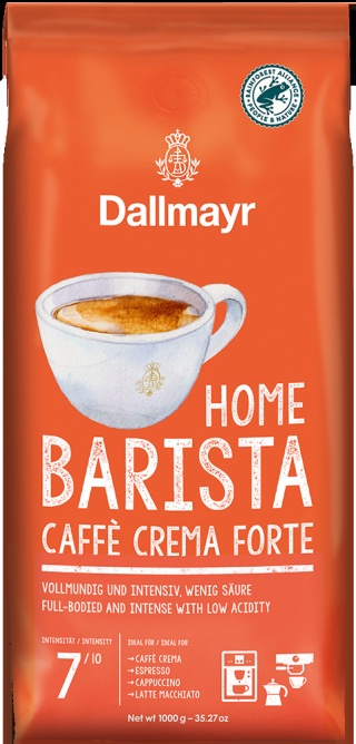 Kawa ziarnista Dallmayr Home Barista Caffe Crema Forte 1kg