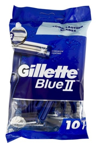 Maszynka jednorazowa do golenia Gillette Blue 2 10 sztuk