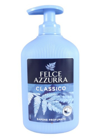 Mydło w płynie Classico 300ml - Felce Azzurra, włoska doskonałość