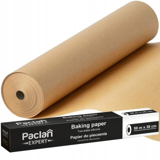 Papier do Pieczenia brązowy 50mx38cm PACLAN EXPERT dwustronnie silikonowany