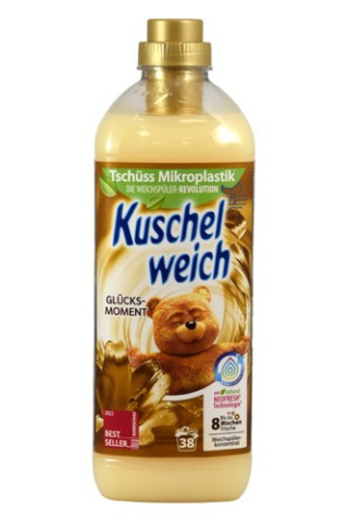 Płyn do płukania KUSCHELWEICH Glücksmoment (złoty) 1000 ml (38 Prań)