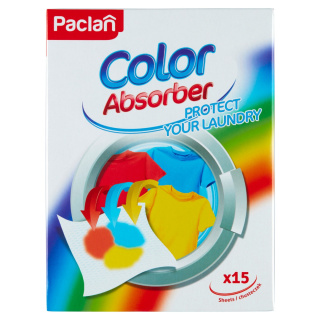 Ściereczki Wyłapujące Kolor w Praniu, 15 szt PACLAN Color Absorber