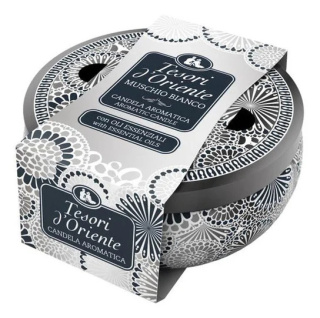 Świeca zapachowa Tesori d'Oriente Muschio Bianco Białe Piżmo 200g Włochy IT