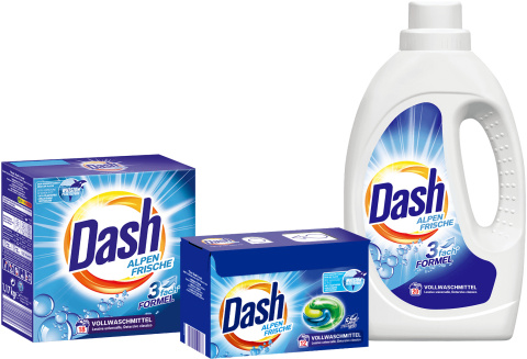 Żel do prania Dash Universal 5l 100 prań DE Żel do prania Dash Universal 5l 100 prań DE