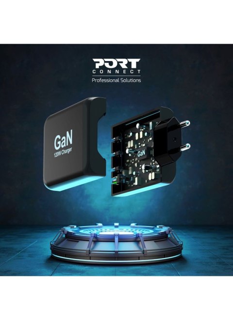 Zasilacz PORT DESIGNS 900107-EU 120 W - TYPE C GaN Zasilacz PORT DESIGNS 900107-EU 120 W - TYPE C GaN