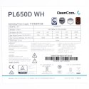 Zasilacz Deepcool PL650D WH  650W Bronze white