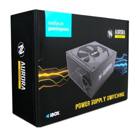 Zasilacz IBOX AURORA 500W 14 CM FAN ZIA500W14CMBOX Zasilacz IBOX AURORA 500W 14 CM FAN ZIA500W14CMBOX
