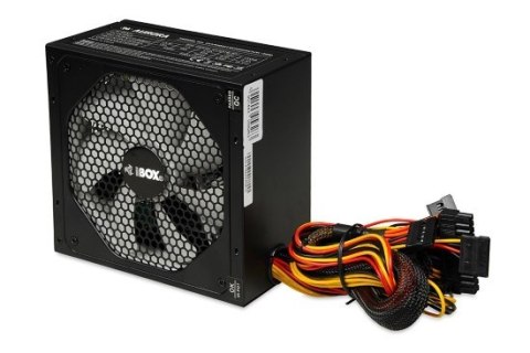 Zasilacz IBOX AURORA 500W 14 CM FAN ZIA500W14CMBOX Zasilacz IBOX AURORA 500W 14 CM FAN ZIA500W14CMBOX