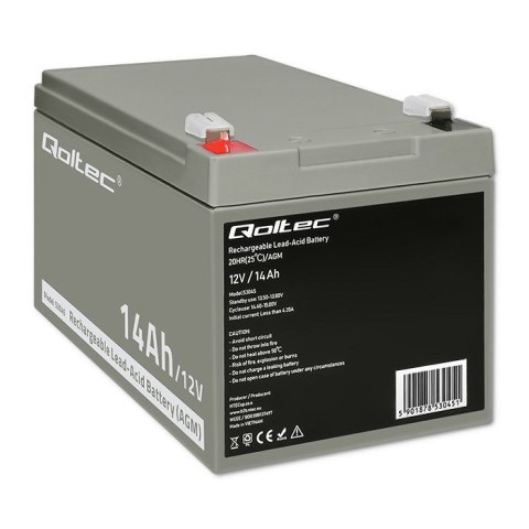 Akumulator bezobsługowy Qoltec 53045 Akumulator bezobsługowy Qoltec 53045