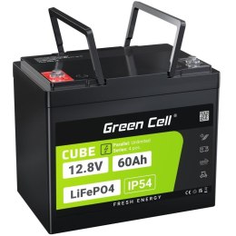 Green Cell GREEN CELL AKUMULATOR LIFEPO4 CUBE 60AH 12V/12.8V 768WH LFPGC12V60AH