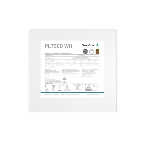 Zasilacz Deepcool PL750D WH 750W Bronze white Zasilacz Deepcool PL750D WH 750W Bronze white