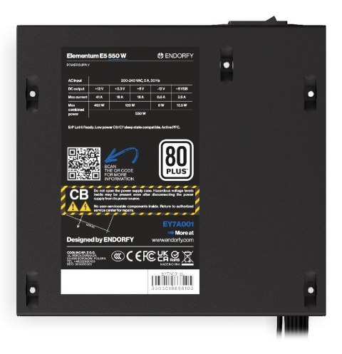 Zasilacz ENDORFY Elementum E5 350W (EY7A003) Zasilacz ENDORFY Elementum E5 350W (EY7A003)