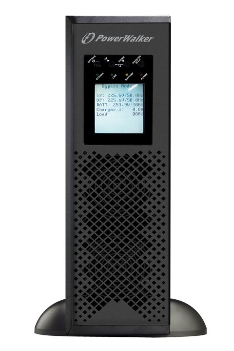 POWER WALKER UPS ON-LINE VFI 10K CPH 3/3 FAZY 10KVA, TERMINAL IN/OUT, USB/RS-232, EPO, LCD, BRAK AKU POWER WALKER UPS ON-LINE VFI 10K CPH 3/3 FAZY 10KVA, TERMINAL IN/OUT, USB/RS-232, EPO, LCD, BRAK AKU