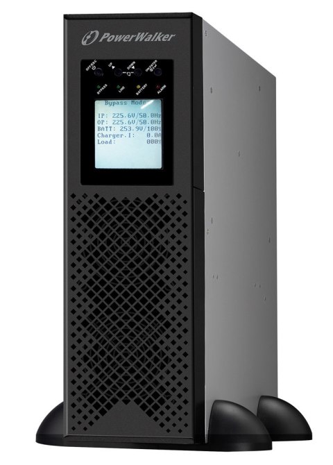 POWER WALKER UPS ON-LINE VFI 10K CPH 3/3 FAZY 10KVA, TERMINAL IN/OUT, USB/RS-232, EPO, LCD, BRAK AKU POWER WALKER UPS ON-LINE VFI 10K CPH 3/3 FAZY 10KVA, TERMINAL IN/OUT, USB/RS-232, EPO, LCD, BRAK AKU