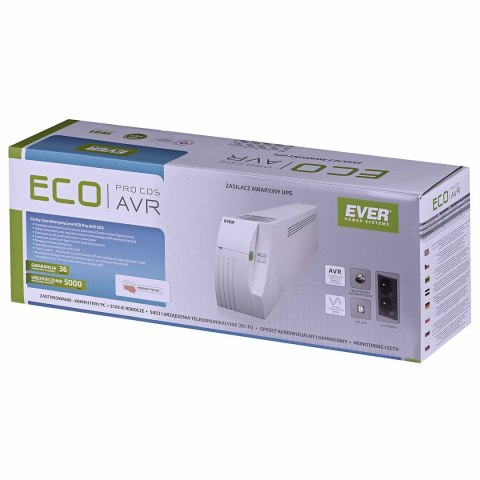 Zasilacz UPS Ever ECO PRO (1200VA) (W/EAVRTO-001K20/00) Zasilacz UPS Ever ECO PRO (1200VA) (W/EAVRTO-001K20/00)