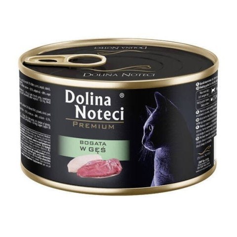 DOLINA NOTECI BOGATA w gęś karma dla kota 185g DOLINA NOTECI DOLINA NOTECI BOGATA w gęś karma dla kota 185g DOLINA NOTECI