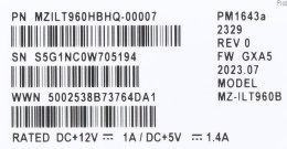 Samsung SemiConductor Dysk SSD Samsung PM1643a 960GB 2.5