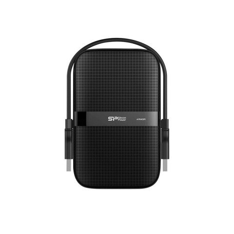 Dysk zewnętrzny HDD Silicon Power Armor A60 (4TB; 2.5"; USB 3.2; 5400 obr/min; Black; SP040TBPHDA60S3A) Silicon Power Dysk zewnętrzny HDD Silicon Power Armor A60 (4TB; 2.5"; USB 3.2; 5400 obr/min; Black; SP040TBPHDA60S3A) Silicon Power