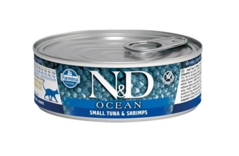 FARMINA N&D Ocean Tuna & Shrimp Adult - mokra karma dla kota - 70 g Farmina FARMINA N&D Ocean Tuna & Shrimp Adult - mokra karma dla kota - 70 g Farmina