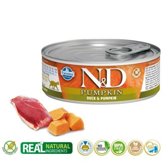 FARMINA N&D Pumpkin Duck & Pumpkin - mokra karma dla kota - 70 g Farmina