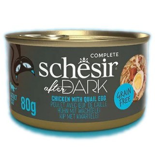 SCHESIR AFTER DARK FILLETS Kurczak z QUAIL EGG 80g Agras Pet Foods