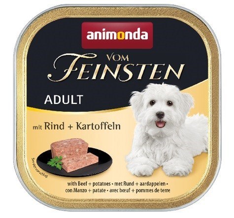 ANIMONDA Vom Feinsten Classic wołowina i ziemniaki - mokra karma dla psa - 150g Animonda ANIMONDA Vom Feinsten Classic wołowina i ziemniaki - mokra karma dla psa - 150g Animonda