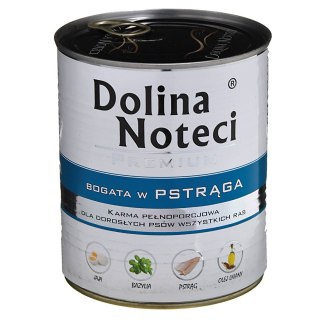 DOLINA NOTECI Premium bogata w pstrąga - mokra karma dla psa - 800g DOLINA NOTECI